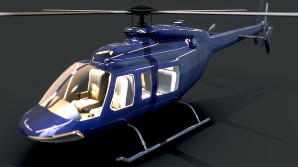3d obj bell 407 ts aircraft - Bell 407 TS Helicopter by TotexArtz